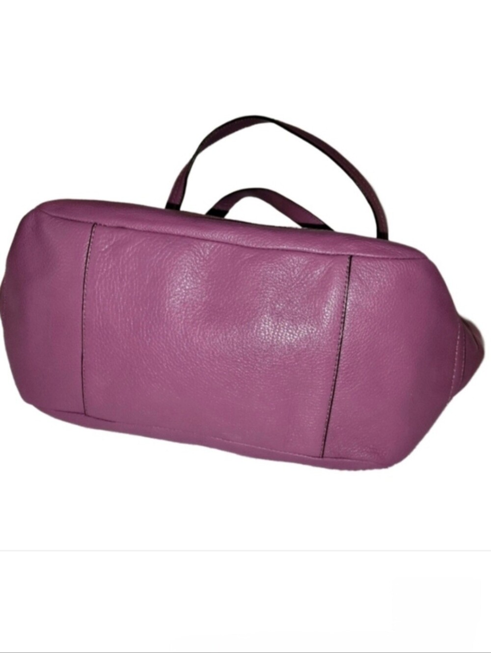 Genuine Coach Park Leather Carrie Bag in Rose with Silver Hardware NWT - Picture 5 of 13
